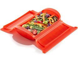 Stoomkoker voor Magnetron voor 1 tot 2 Personen - Gezond & Snel Koken