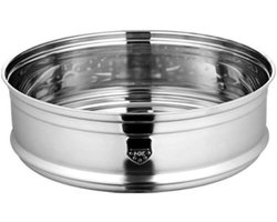 Stoommand RVS - Stoominzet Stoompan - Gezond Koken - Gelijkmatige Stoomverdeling - 26-32cm - Zilver
