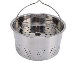 Stoommand - Stoominzet - Gezond Koken - Roestvrij Staal - 17x9cm