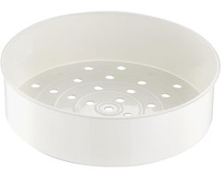 Stoommand voor Rijstkoker - Stoomrek met Afvoergaten voor Slimme 2L Rijstkokers, Kunststof Stoomstandaard voor Groenten en Rijst