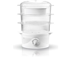 Stoompan 800W - 9 Liter - Wit - Kwaliteit en Duurzaamheid