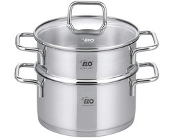 Stoompan roestvrij staal 18 cm - Duurzaam en efficiënt koken