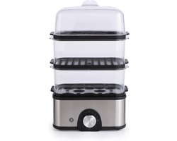 SVN® Stoomkoker - Stoomkokers - Stoompan - Zilver - 19cm x 15cm x 27cm