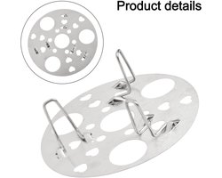 Verstelbaar Roestvrijstalen Stoomrek voor Potten - Kookgerei voor Groenten en Vlees