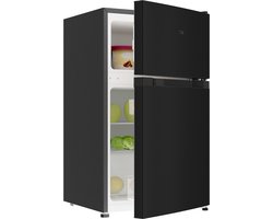 CHiQ FTM86L4E - Tafelmodel Koelkast Met Vriesvak - 86 Liter - E Energy Label - 39dB - Zwart - 12 jaar garantie op compressor