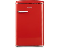 DOMO DO91703R Retro Koelkast - 120 L - Koelkast Tafelmodel - D - Rood
