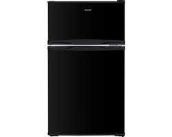 Exquisit KGC087-25-040EB - Koel-vriescombinatie - 5 Jaar Garantie - 85 cm hoog - 4* vriesvak - 85 Liter- Zwart