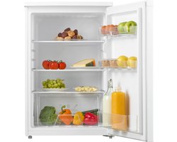 Inventum KK550 tafelmodel koelkast energiezuinig - 131 liter - Zonder vriesvak - 55 cm breed - Superkoelen - Led-verlichting - Energielabel D - Vrijstaand - Wit