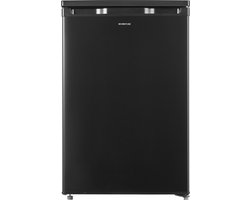 Inventum KK550B tafelmodel koelkast energiezuinig - 131 liter - Zonder vriesvak - 55 cm breed - Superkoelen - Led-verlichting - Energielabel D - Vrijstaand - Zwart