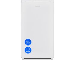 MEDION koelkast met ijsblokjescompartiment (90L totale nuttige inhoud 80L koelcompartiment 10L ijsblokjescompartiment, transparante groentelade, vrijstaand, verwisselbaar deurscharnier, in hoogte vers