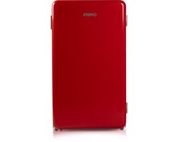 PRIMO PR152RKR Koelkast Tafelmodel - Retro Koelkast - Vrijstaand - 93L - E - Rood