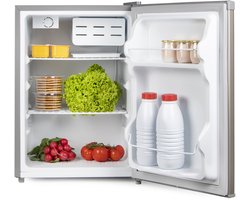 PRIMO PR154FR Tafelmodel Koelkast - 66L - E - Vrijstaand - Zilver