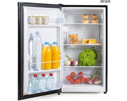 RFWR® Compacte Tafelmodel Koelkast - 88L - Energielabel E - Zwart