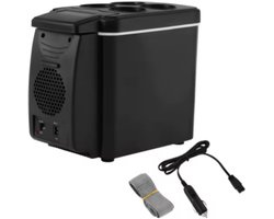 TrendWave – Draagbare Auto Koelbox – Mini Koelkasten – Mini Koelkast Voor Reizen – Kleine Koelkast 12/24 V DC – Compressor Koeler