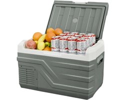 TrendWave Koelkast Tafelmodel – Koelkast Vriescombinatie – Koelkasten Vrijstaand – Koelkast Tafelmodel Met Vriesvak – Voor Reizen