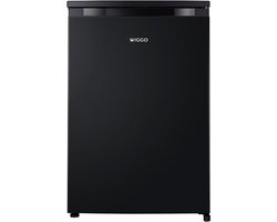 Wiggo WFR-TT8D(B) - Vrijstaand - Kastmodel koelkast - 55cm - Zwart - D