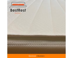 180x200 Topper - Hybride-foam / Koudschuim - Topdekmatras - Matrastopper - Drukverlagend - Ondersteunend - Afneembaar hoes - Bamboo 3D Hoes - Hotelkwaliteit - 10cm Topper
