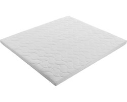 80x190 Topmatras - 9cm dik - Koudschuim Premium - Afritsbaar en wasbaar - Topper Topdek
