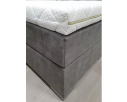 Bamboo topdekmatras 180x200 koudschuim deluxe - circa 10 cm dikke topper