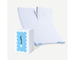 Cloudpillo Original Split Topper 180x210 - Afstelbaar - 4-Seizoenen - Voorzien van Elastieken - Matras topper