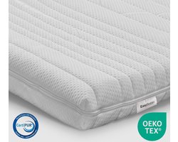 Easy Bedden® - Hotel Topper - Topmatras - 70x200 - Koudschuim - Hybride - circa 10 cm - Medium - Bamboe TENCEL® Hoes - Afritsbaar & Wasbaar - Orthopedisch - Hypoallergeen - CertiPUR® & Oeko-Tex®