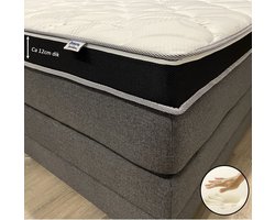 Hilton Hotel Topper - 180x200 - ZACHT - Nasa Traagschuim - ca. 12 cm dik - Cool & Fresh