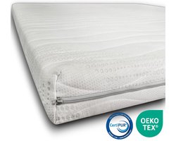 Hotel topper XL 160x220 Koudschuim HR45 10cm dik met cool & fresh hoes (Extra Stevig!)