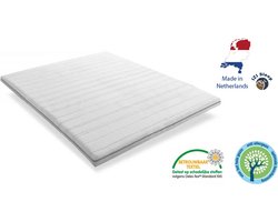 IZI Sleep Topper – 140x200 – koudschuim – premium tijk - 9 cm hoog