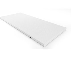 Koudschuim Topper 110x190 – Wasbare Tijk – Duurzaam Koud schuim Topmatras – Matras Topper Met Wasbare Tijk – ColdFoam Classic