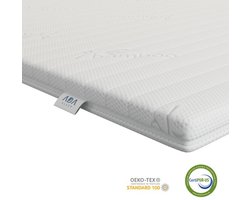 Koudschuim topper 140x200x9 - medium hardheid - afritsbaar - wasbaar - orthopedisch - hypoallergeen topdek matras - CertiPUR® en Okoetex gecertificeerd