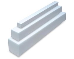 Matrasverlenging Schuimrubber, Medium Hard, 10x10x200 cm – Verscheidene Lengtes en Breedtes Beschikbaar