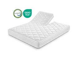MIA Sleep® SPLIT Topper - Hotel SPLIT Topper 180x200 - Circa 12 cm dik - Tencel hoes - Visco Nasa Traagschuim GEL - Orthopedisch - Afritsbaar - Wasbaar