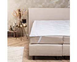 Nice Dreams- Topper - Oplegmatras - 90x200 cm - Eenpersoons - Medisch Topper - Extra Zacht - Gevuld Met Gelvezels