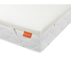 sleepling 100 x 200 x 5 cm topper stevig topmatras, hardheidsgraad 3 tot 100 kg, matras topper, wasbaar, Ökotex