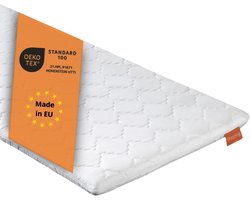 sleepling koudschuim topper 160 x 200 x 6 cm | orthopedische matras topper | ergonomisch & puntelastisch | voor alle matrassen en bedden | Made in EU | Ökotex | wasbaar op 60 graden | wit
