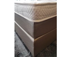 Split Topdekmatras - Splittopper 180x200 - 12 cm dik - Tencel hoes - HR55 Koudschuim