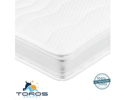 Topdek Matras Topper Bamboo Tencel HR45 - 3D -Topper - 11cm dik - 160x200 Topdekmatras