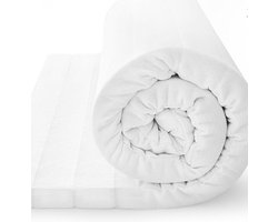 Topdek matras -Topper Koudschuim-Topmatras  HR 45  160x200x9cm dik-Anti Allergisch Hoes
