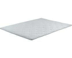 Topdekmatras Foam - 70x200 - 3 cm dik - Anti-Allergie - Afritsbare en wasbare hoes