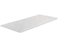 Topdekmatras NASA NL - 90x200 - 3 cm dik - Anti-Allergie - Afritsbare en wasbare hoes