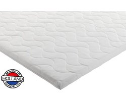 Topdekmatras - Topper 200x200 - HR60 koudschuim - Cooltouch - 10 cm dik - Medium/stevig