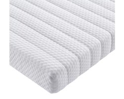 Topdekmatras - Topper Hotel XL - Koudschuim HR45 10cm dik -  cool en fresh Tijk - STEVIG - 90x200