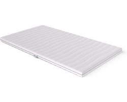 Topdekmatras - Topper Hotel XL - Koudschuim HR45 7cm dik - Bamboo Tijk - STEVIG - 160x200