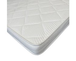 Topdekmatras XXL - Topper 160x200 - 12 cm dik - Tencel hoes - Visco Nasa Traagschuim - Tencel tijk - 12cm dik - Orthopedisch