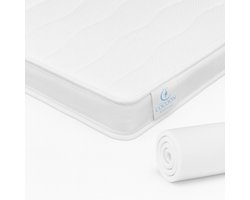 Topmatras 3D - PREMIUM VENTILEREND - 140x200 - 11CM - HR Koudschuim - Stevig - Bamboo Hybrid - Topdekmatras - Afritsbaar Wasbaar Tijk - Orthopedisch - Anti-allergisch - Anti Bacterieel - CertiPUR® en Okoetex gecertificeerd