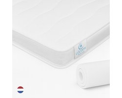 Topmatras 3D - PREMIUM VENTILEREND - 180x200 - 11CM - HR Koudschuim - Stevig - Bamboo Hybrid - Topdekmatras - Afritsbaar Wasbaar Tijk - Orthopedisch - Anti-allergisch - Anti Bacterieel - CertiPUR® en Okoetex gecertificeerd