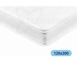 Topper 120x200 XXL Bamboo Pure 3D Topper - Hybride - Topmatras Naturalis - 11cm dik - Matras Antibacterieel - Orthopedisch