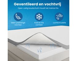 Topper - 150x200x7 - TopMatras HR Koudschuim - Afritsbaar Wasbaar Tijk - Orthopedisch - Anti-allergisch - Zacht - Hybrid - Topdekmatras - 7cm - Topper Hotel XL - Anti Bacterieel - CertiPUR® en Okoetex gecertificeerd