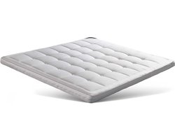 Topper 180x200 - Koudschuim - Caresse 625 - 7 cm dik - Anti allergisch