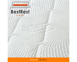 Topper - 180x200 Topper - Hybride-foam / Koudschuim - Topdekmatras - Matrastopper - Drukverlagend - Ondersteunend - Afneembaar hoes - Tencel Hoes - Hotelkwaliteit - 12cm Topper